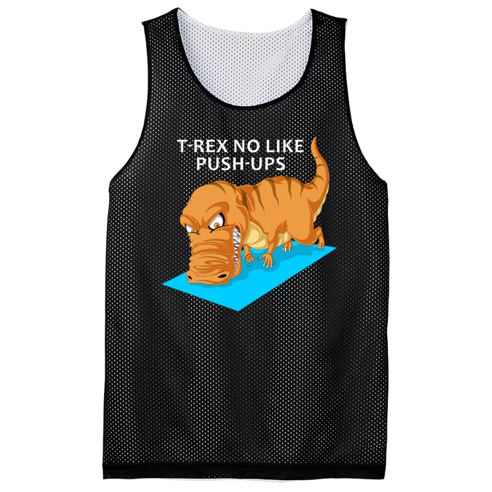 Trex No Like Pushups Mesh Reversible Basketball Jersey Tank