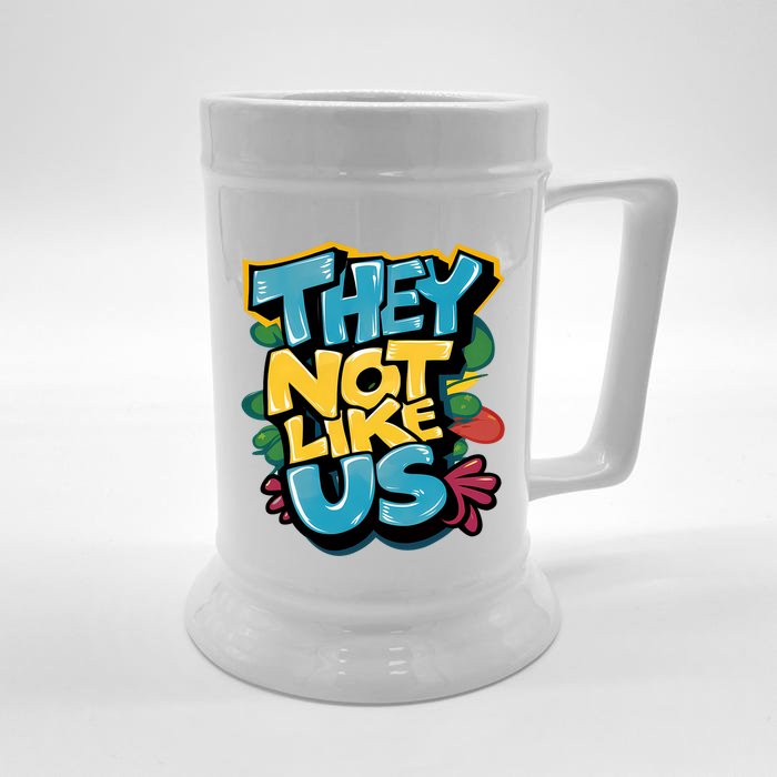 They Not Like Us Front & Back Beer Stein