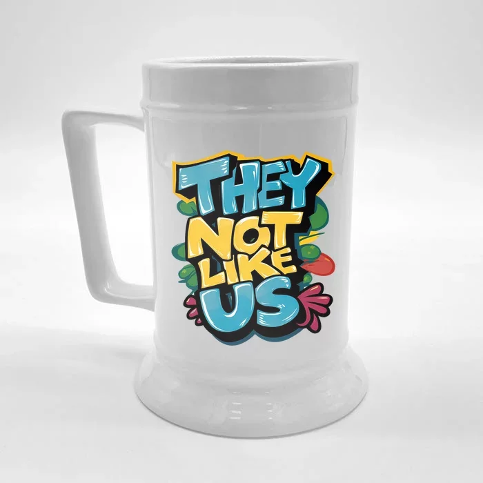 They Not Like Us Front & Back Beer Stein