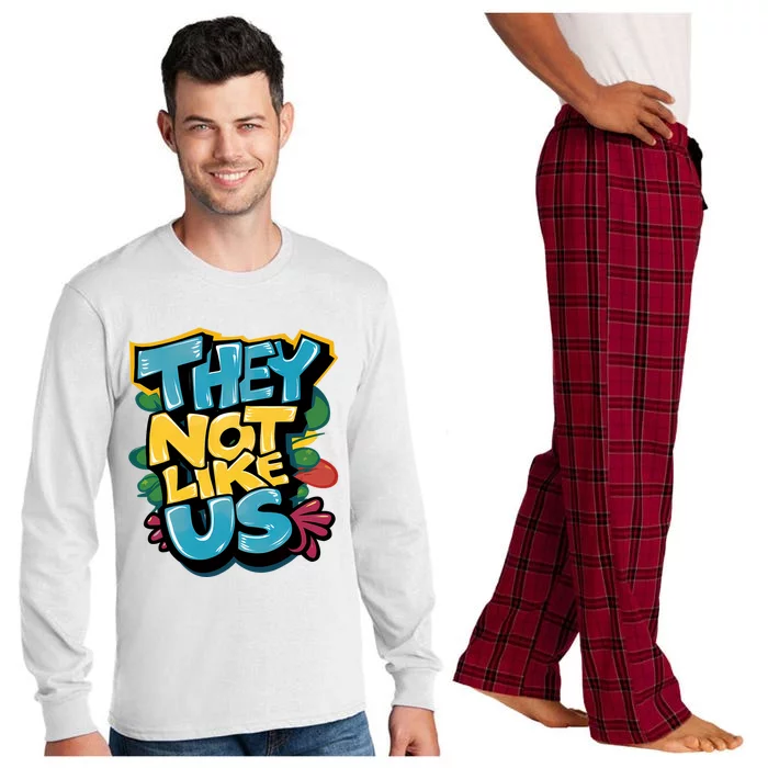 They Not Like Us Long Sleeve Pajama Set