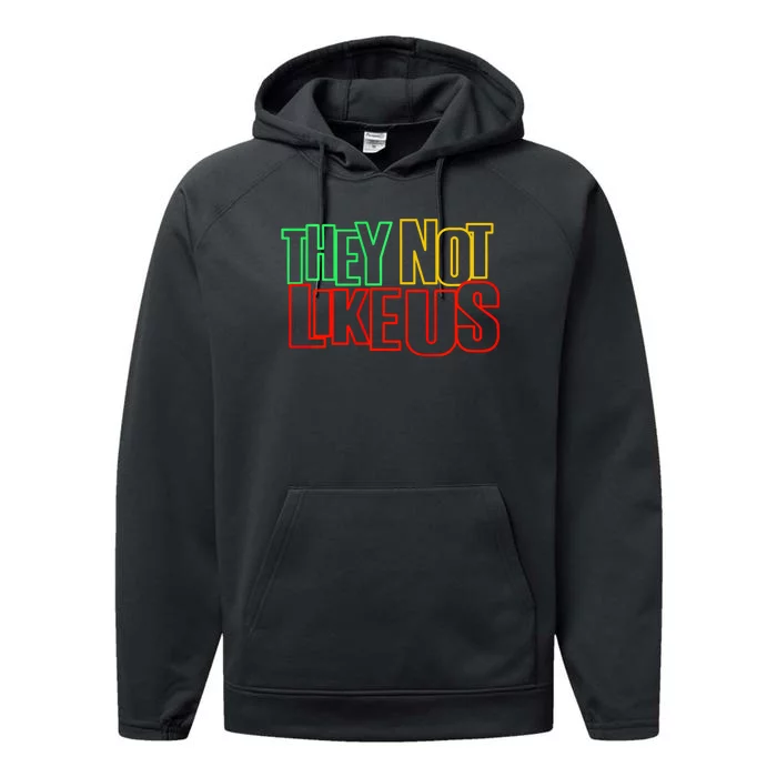 They Not Like Us Performance Fleece Hoodie