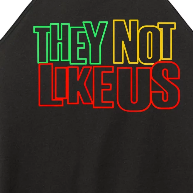 They Not Like Us Women’s Perfect Tri Rocker Tank