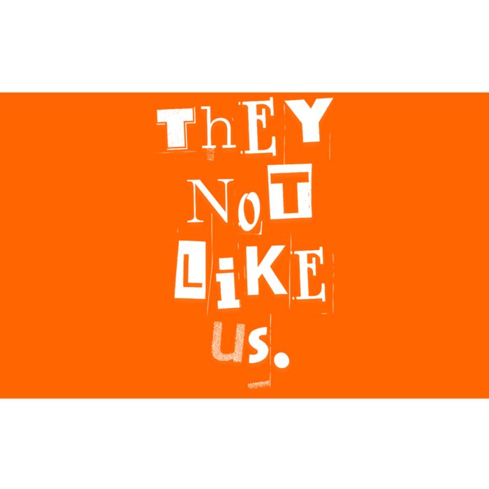 They Not Like Us Bumper Sticker