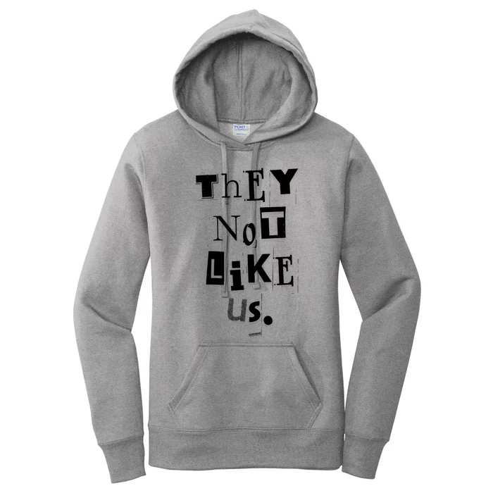 They Not Like Us Women's Pullover Hoodie