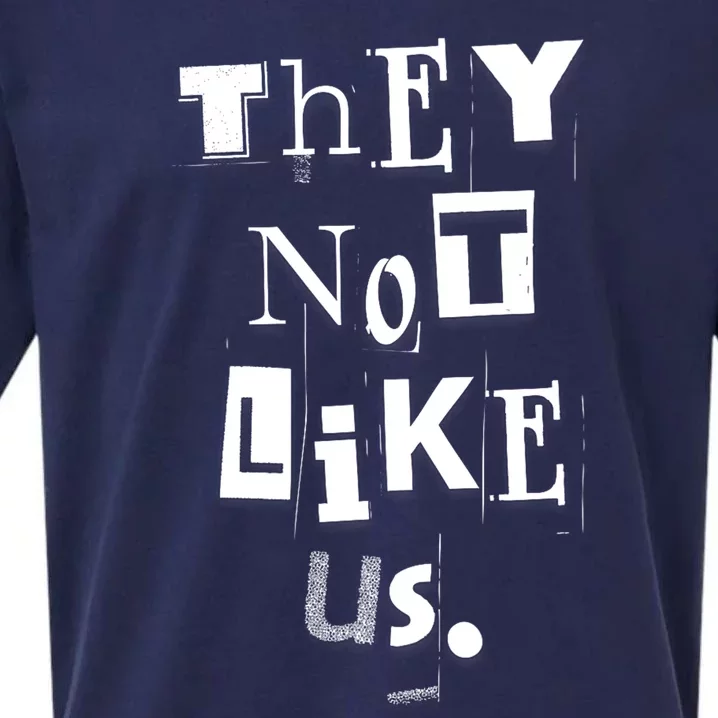 They Not Like Us Sueded Cloud Jersey T-Shirt