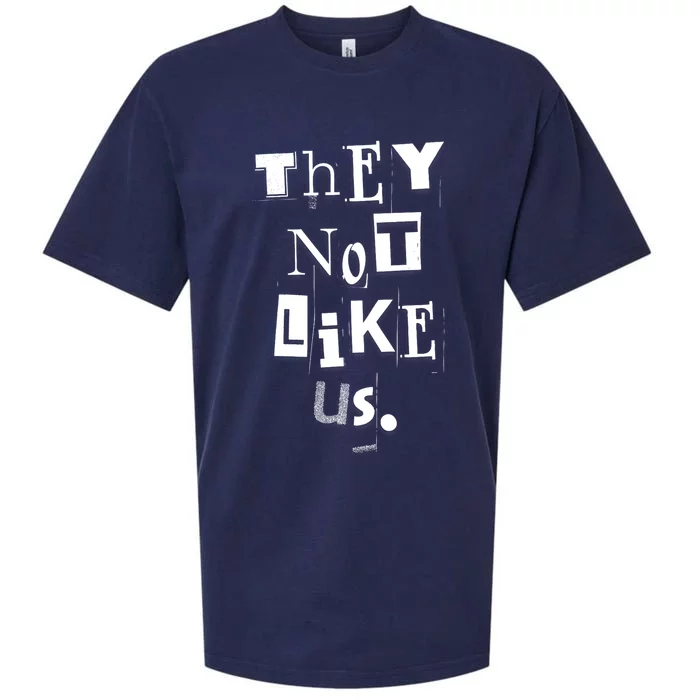 They Not Like Us Sueded Cloud Jersey T-Shirt