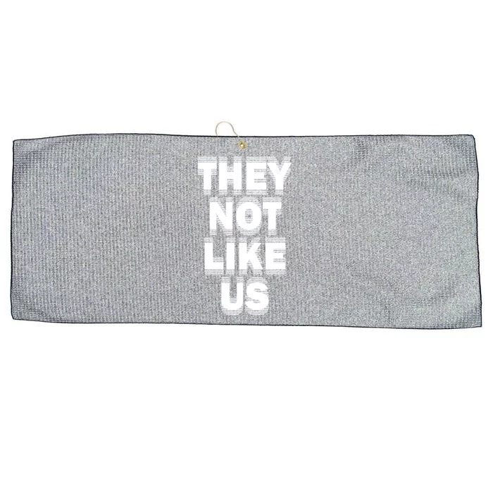 They Not Like Us Large Microfiber Waffle Golf Towel