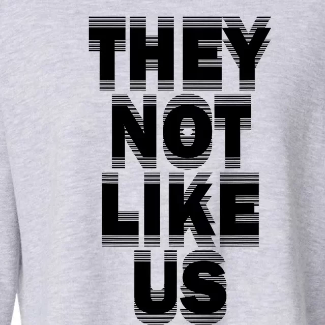 They Not Like Us Cropped Pullover Crew