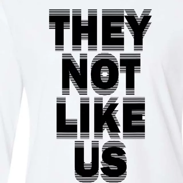 They Not Like Us Womens Cotton Relaxed Long Sleeve T-Shirt