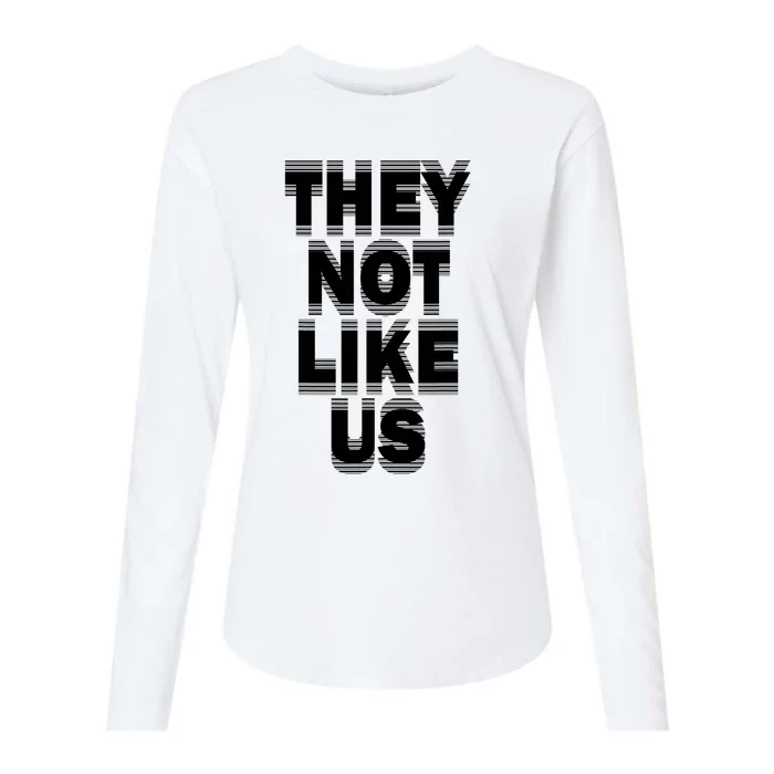 They Not Like Us Womens Cotton Relaxed Long Sleeve T-Shirt