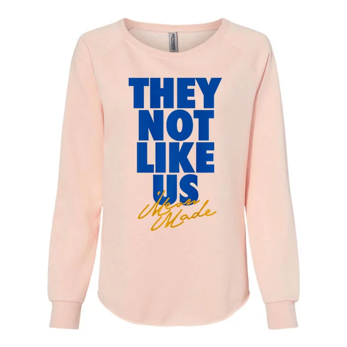 They Not Like Us Simeon Womens California Wash Sweatshirt