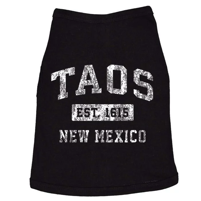 Taos New Mexico Nm Vintage Established Sports Doggie Tank