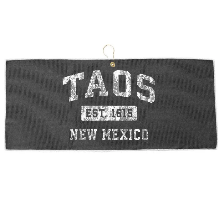 Taos New Mexico Nm Vintage Established Sports Large Microfiber Waffle Golf Towel