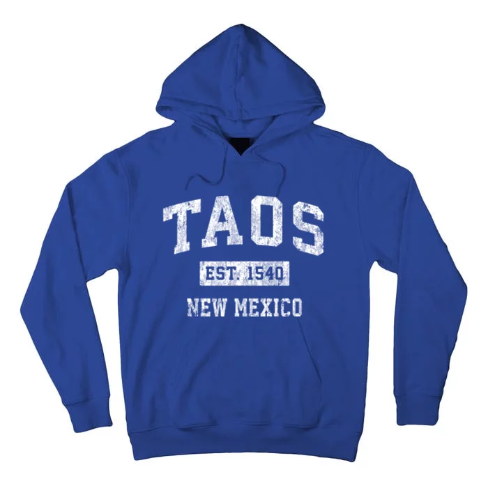 Taos New Mexico Nm Vintage Sports Tall Hoodie