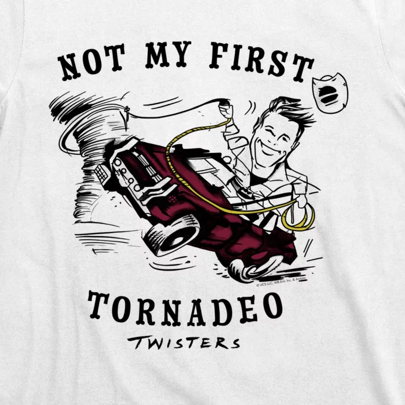 Twisters Not My First Tornadeo Twisters 2024 T-Shirt