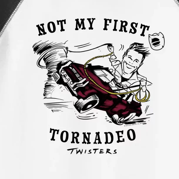 Twisters Not My First Tornadeo Twisters 2024 Toddler Fine Jersey T-Shirt