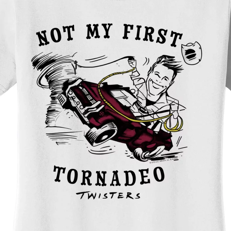 Twisters Not My First Tornadeo Twisters 2024 Women's T-Shirt