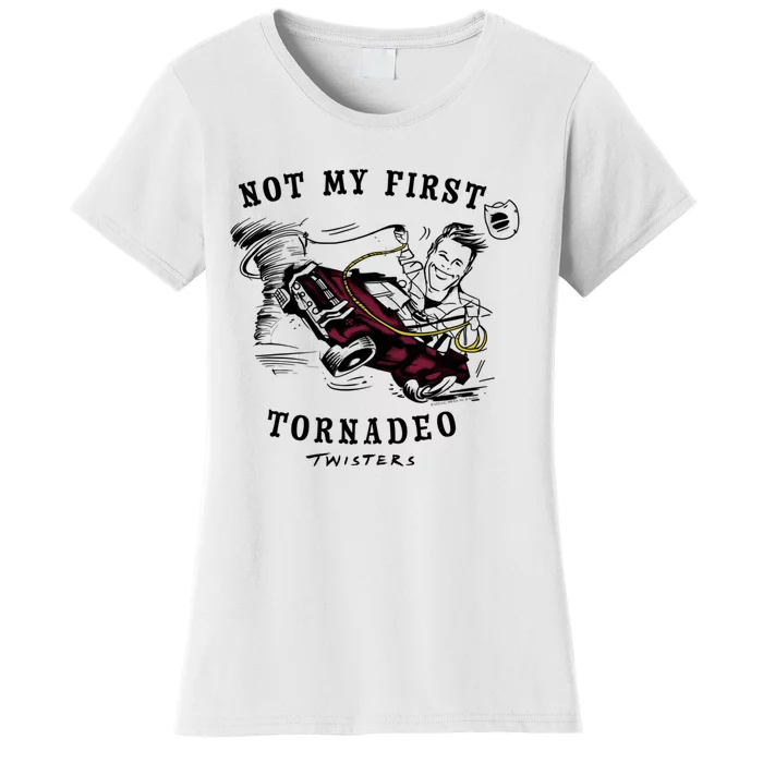 Twisters Not My First Tornadeo Twisters 2024 Women's T-Shirt