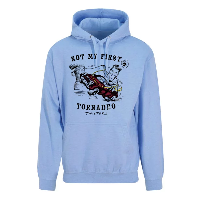 Twisters Not My First Tornadeo Unisex Surf Hoodie