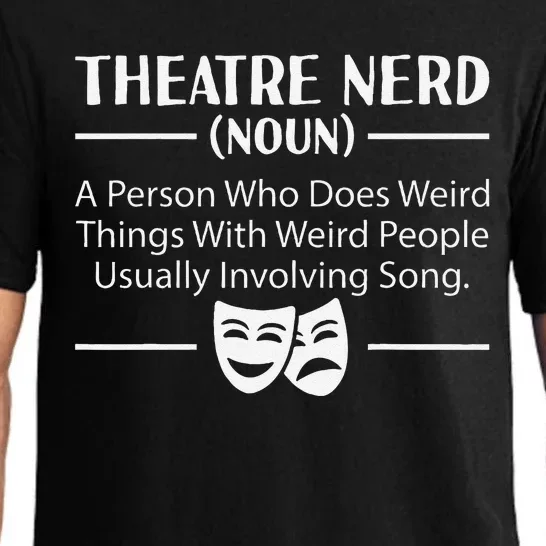 Theater Nerd Musical Broadway Drama Lover Novelty Pajama Set