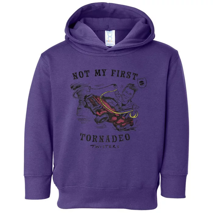 Twisters Not My First Tornado Toddler Hoodie