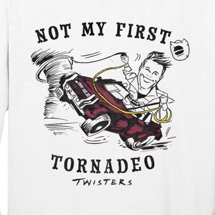 Twisters Not My First Tornado Tall Long Sleeve T-Shirt