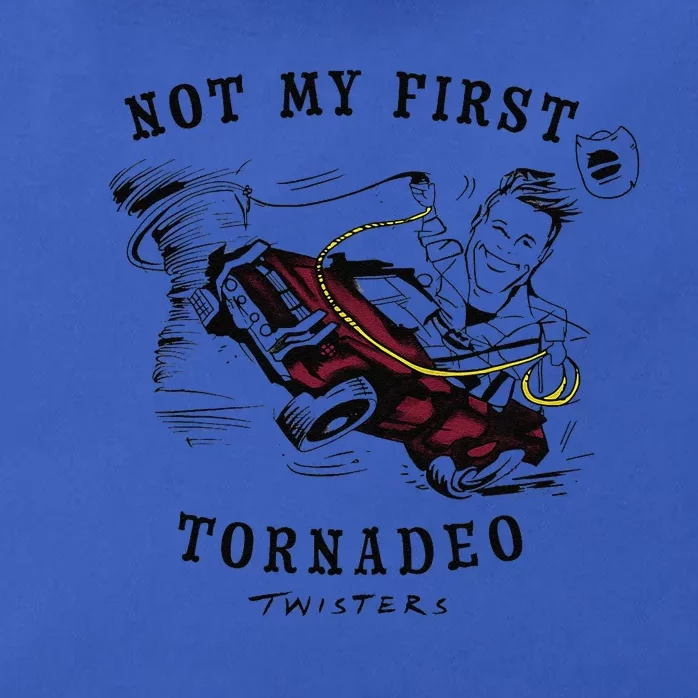 Twisters Not My First Tornado Zip Tote Bag