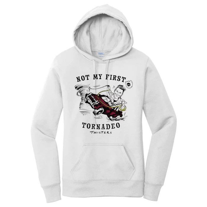 Twisters Not My First Tornado Women's Pullover Hoodie