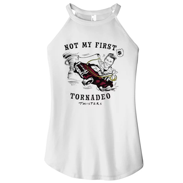 Twisters Not My First Tornado Women’s Perfect Tri Rocker Tank