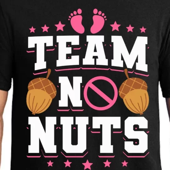 Team No Nuts Gender Reveal Funny Gift Pajama Set