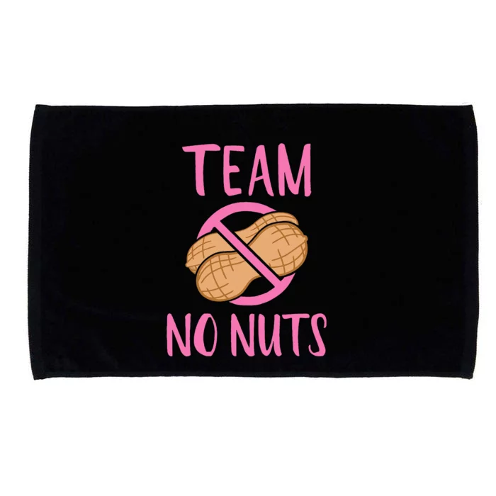 Team No Nuts Girl Gender Reveal Party Microfiber Hand Towel