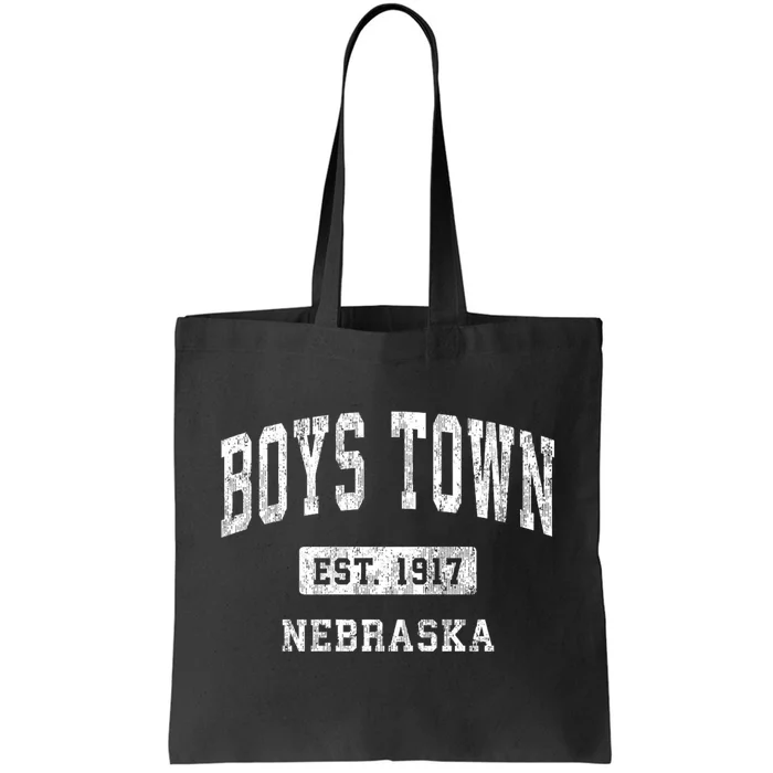 Town Nebraska Ne Vintage Athletic Sports Design Tote Bag