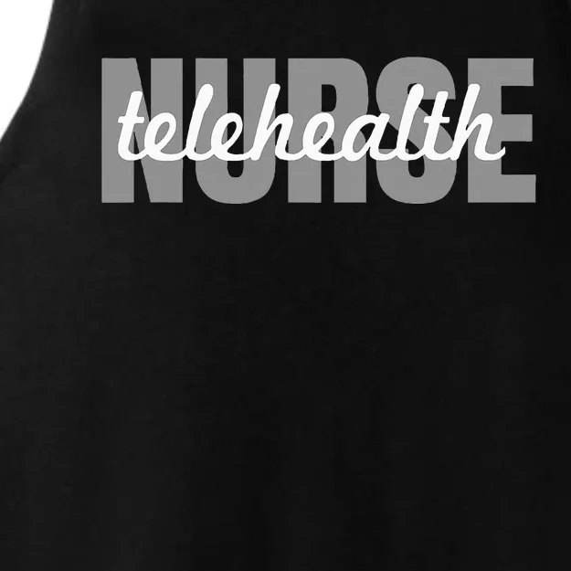 Telehealth Nurse Outfit Virtual Nursing Ladies Tri-Blend Wicking Tank