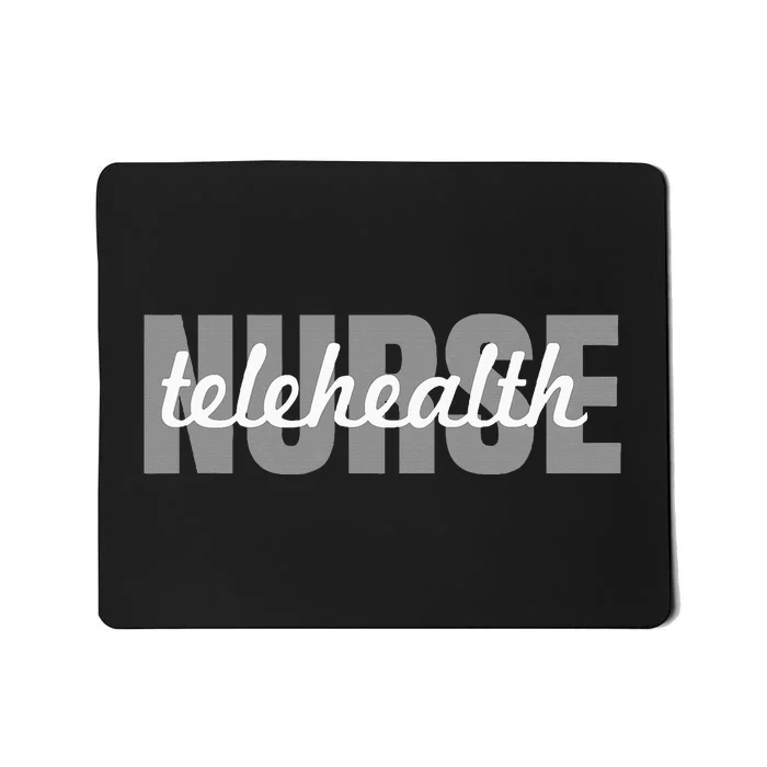 Telehealth Nurse Outfit Virtual Nursing Mousepad