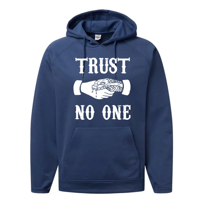 Trust No One Performance Fleece Hoodie