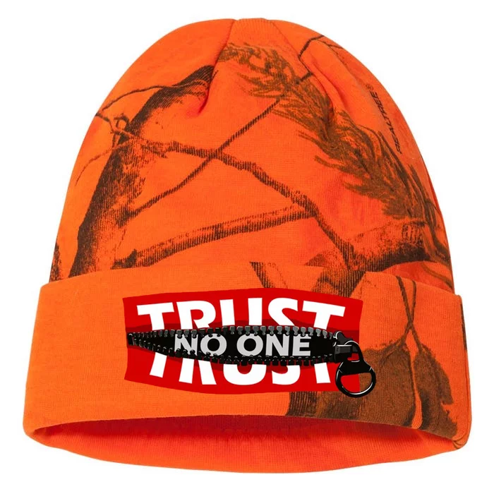 Trust No One Graphic Kati - 12in Camo Beanie