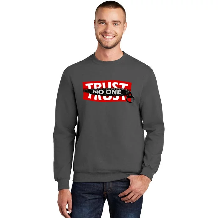 Trust No One Graphic Tall Sweatshirt