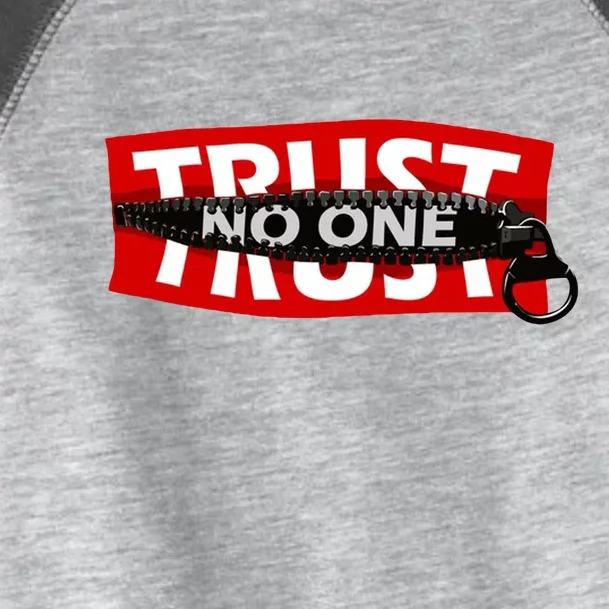 Trust No One Graphic Toddler Fine Jersey T-Shirt