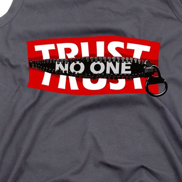 Trust No One Graphic Tank Top