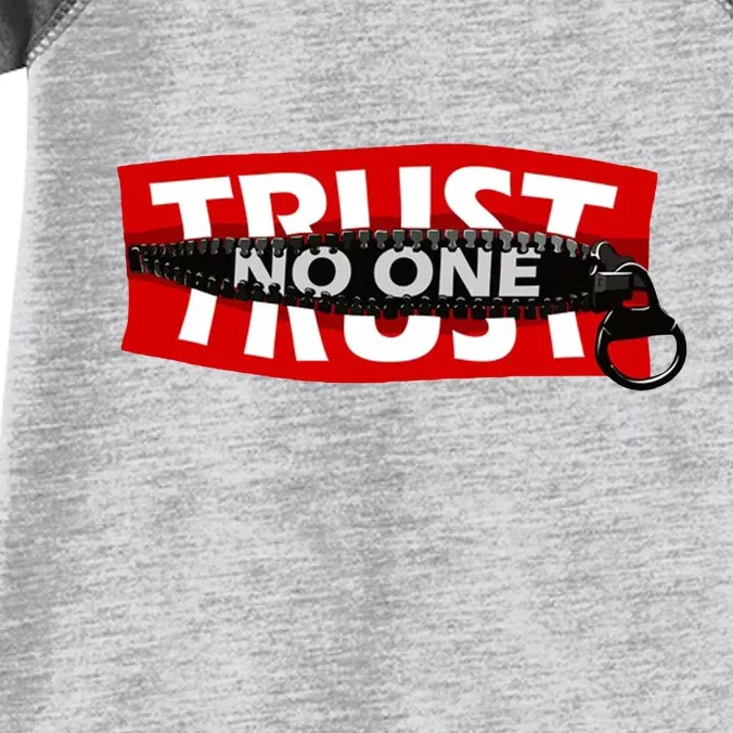 Trust No One Graphic Infant Baby Jersey Bodysuit