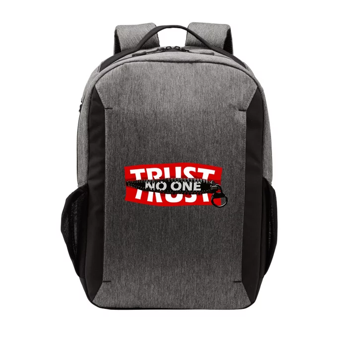 Trust No One Graphic Vector Backpack