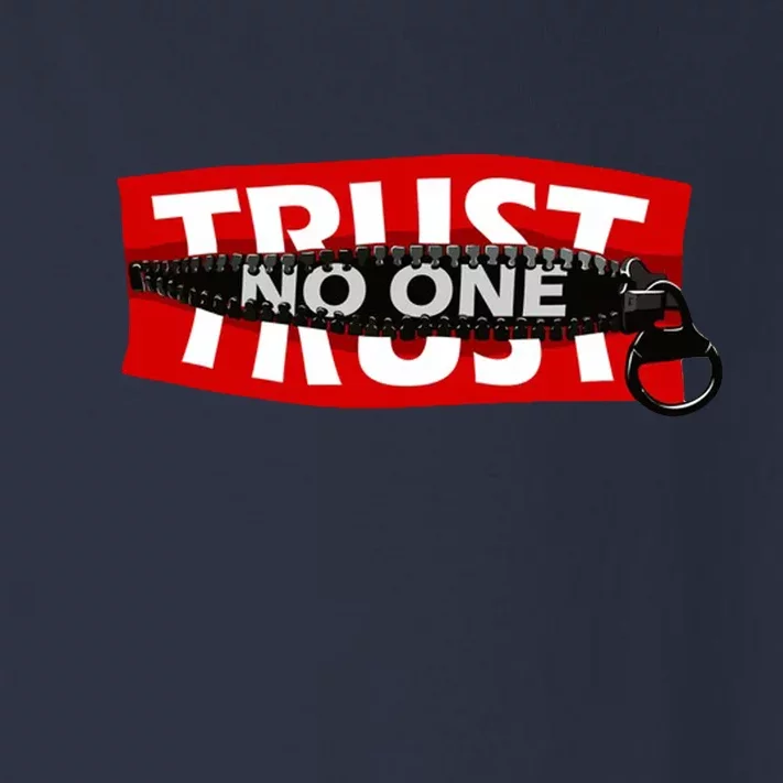 Trust No One Graphic Toddler Long Sleeve Shirt