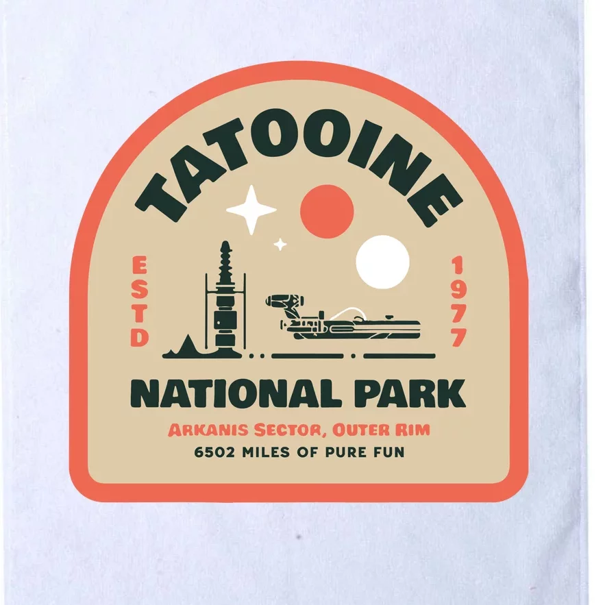 Tatooine National Park Platinum Collection Golf Towel