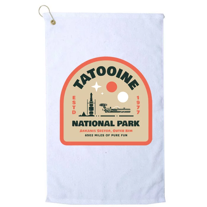 Tatooine National Park Platinum Collection Golf Towel