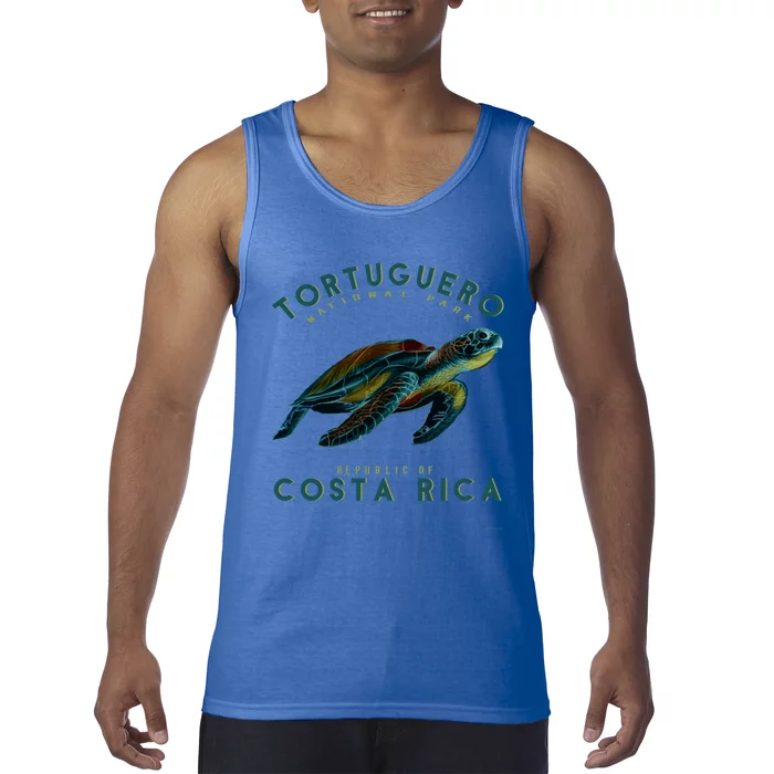 Tortuguero National Park Costa Rica Sea Turtle Souvenir Gift Tank Top