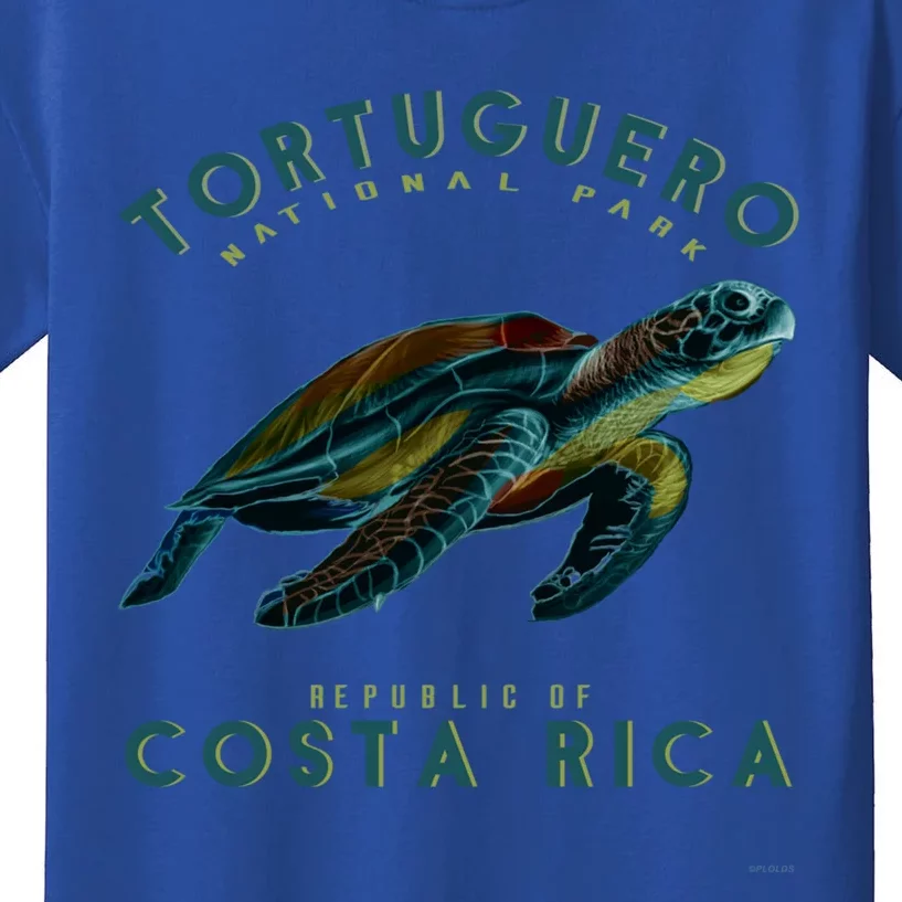 Tortuguero National Park Costa Rica Sea Turtle Souvenir Gift Kids T-Shirt