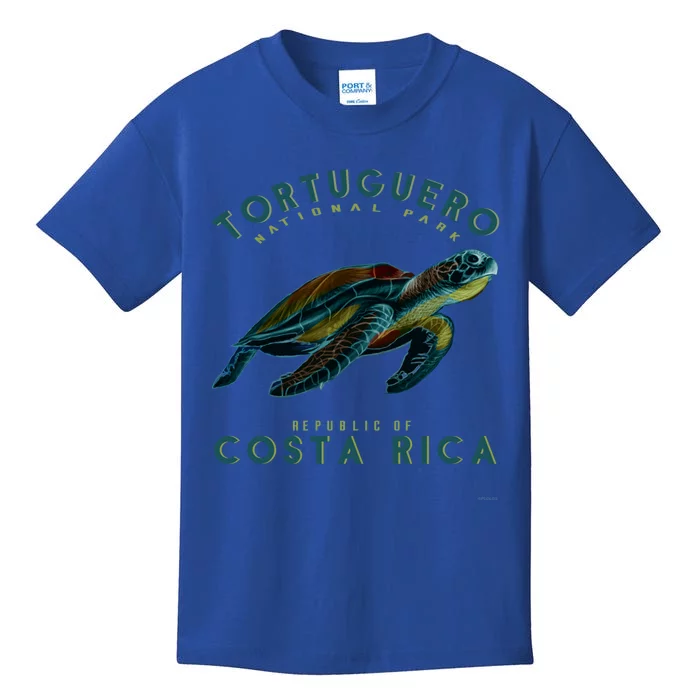 Tortuguero National Park Costa Rica Sea Turtle Souvenir Gift Kids T-Shirt