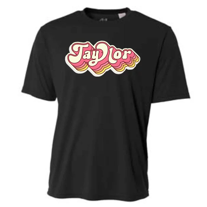 Taylor Name Personalized First Name Surname Cooling Performance Crew T-Shirt