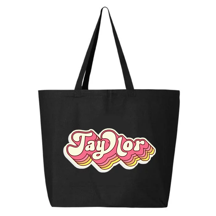 Taylor Name Personalized First Name Surname 25L Jumbo Tote