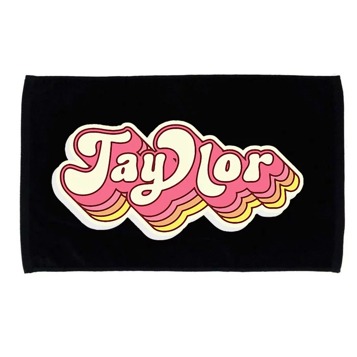 Taylor Name Personalized First Name Surname Microfiber Hand Towel